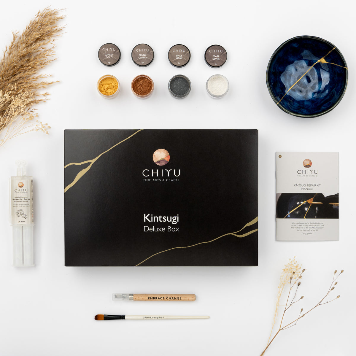 Kintsugi Kit with Black + Gold