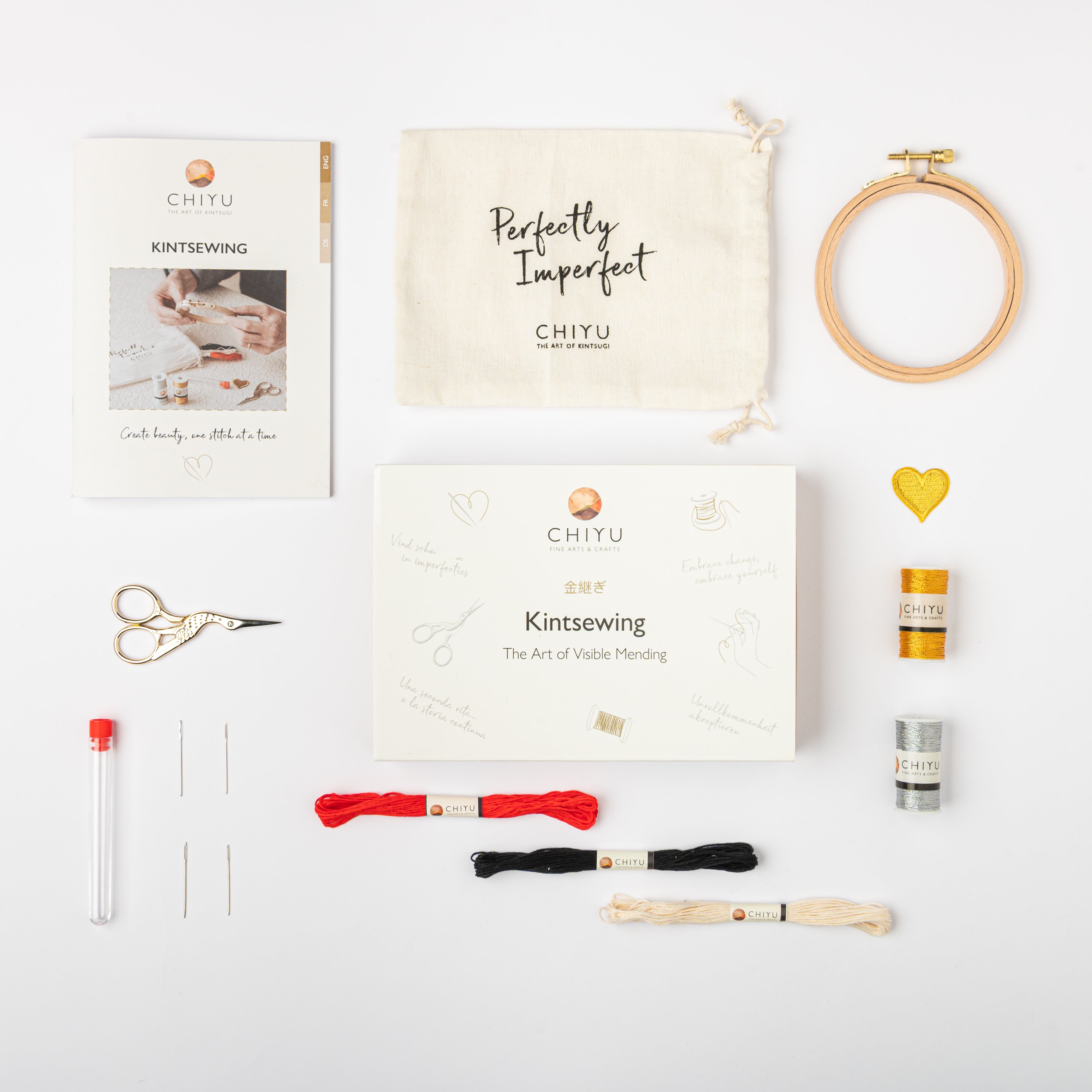 Kintsewing: Visible Mending Embroidery Set