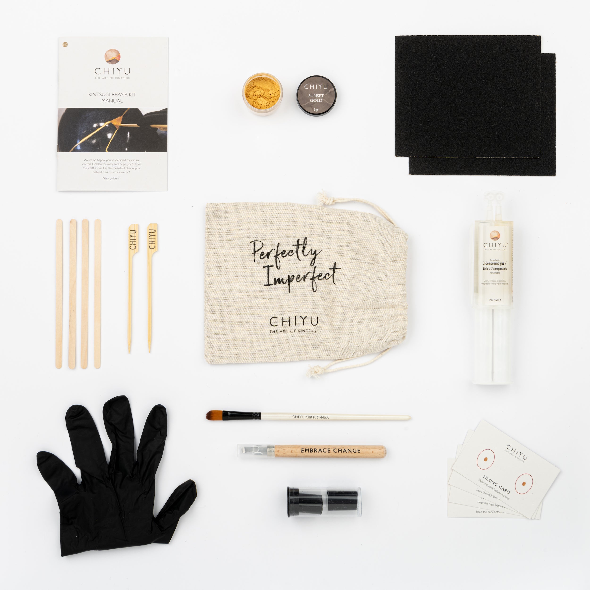 Kintsugi Kit - Craft kit for adults - Gold